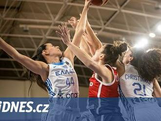 Tři střelkyně byly na Řecko málo. České basketbalistky si vezou prohru