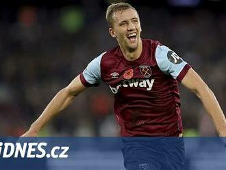 Souček spasil West Ham, pak dělal helikoptéru: Oslava má zvláštní význam