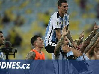 Argentina v kvalifikaci MS uspěla v Brazílii, zápas zdržely rvačky fanoušků