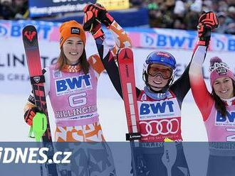 Dubovská pokazila druhou jízdu, slalom v Killingtonu ovládla Shiffrinová