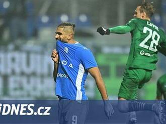 ONLINE: Ml. Boleslav - Karviná 2:2, nedal penaltu, teď Júsuf vyrovnává