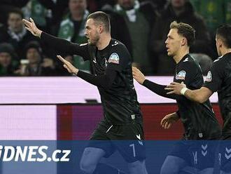 Mönchengladbach bez nemocného Čvančary remizoval s Brémami