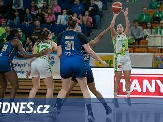 Domácí náskok nestačil. Basketbalistky KP Tany Brno prohrály ve Francii o 30 bodů