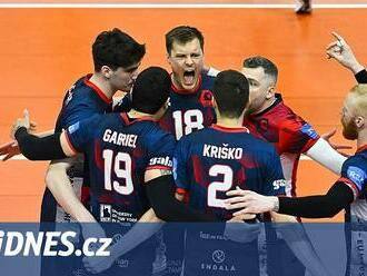 Lvi Praha vyhráli hladce ve Zlíně a vedou volejbalovou extraligu o pět bodů