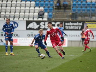 Fotbalisté Pardubic remizovali 2:2 v Olomouci a opustili poslední místo tabulky