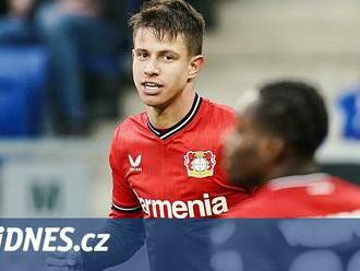 ONLINE: Hložek dal třetí gól a přispěl k vítězství, Union Berlín hraje v Lipsku