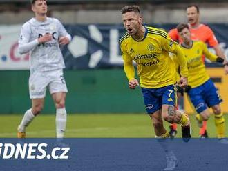 Zlín - Teplice 2:1, první výhra kouče Vrby, domácí rozhodli lepším úvodem