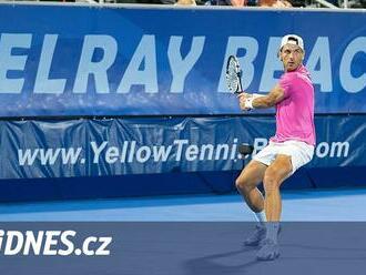 Pecotič zažil vítězný debut na okruhu ATP. V Delray Beach zaskočil Socka