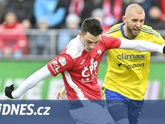 Pardubice - Zlín 2:1, boj o záchranu pro domácí, hosté jen snížili