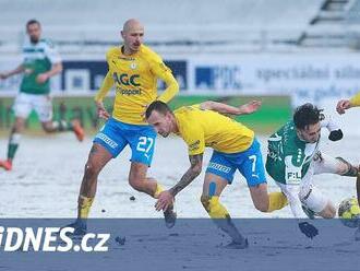 Fotbalový Jablonec na sněhu sestřelil teplického soka čtyřmi góly