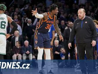 Basketbalisté Bostonu nestačili na Knicks a přišli o první místo v NBA