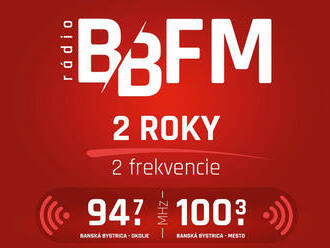 Dva roky, dve frekvencie. Banskobystrické BB FM oslavuje aj s novým zvukovým obalom