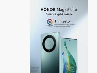 Honor Magic5 Lite vyniká výdržou batérie. Vo svojej kategórii je najlepší na svet