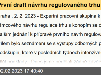 První draft návrhu regulovaného trhu s konopím je na spadnutí - Expertní skupina