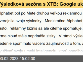 Výsledková sezóna s XTB: Google ukáže svoju umelú inteligenciu, reklamný segment medziročne klesá - VIDEO