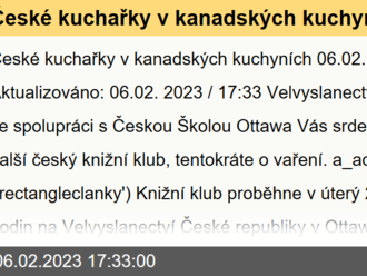 České kuchařky v kanadských kuchyních