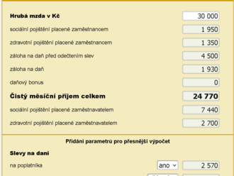 Výpočet čisté mzdy 2023: Z 40.000 Kč hrubého dostanete se dvěma dětmi 35.297 Kč. Kalkulačka, zdanění, slevy a další možnosti uplatnění výhod.