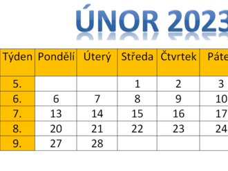 Daňový kalendář 2023 a povinnosti v únoru 2023 - přehled termínů pro podání daňových přiznání a placení daní