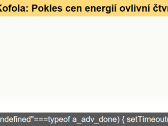 Kofola: Pokles cen energií ovlivní čtvrtletní výsledky, splnění celoročního cíle - Odhady výsledků