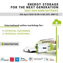 Energy Storage for the Next Generation - Invitation 15th April 10:00 Google Meet