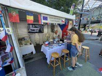 Český stánek na Multikulturním festivalu v Canbeře