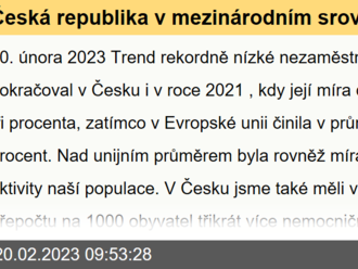 Česká republika v mezinárodním srovnání  