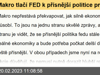 Makro tlačí FED k přísnější politice proti trhům!