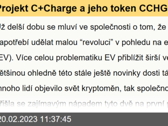 Projekt C+Charge a jeho token CCHG - Kde a jak si mohou investoři koupit?