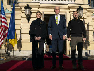 Zelenskyj sa dočkal najvzácnejšej návštevy. Biden navštívil Kyjev