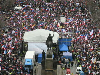 Jeden účastník sobotní demonstrace je podezřelý ze schvalování genocidia