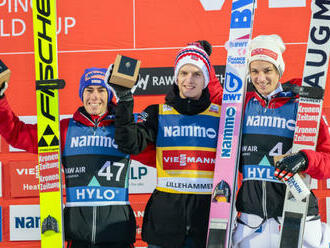 Skokan na lyžích Granerud vyhrál SP v Lillehammeru a vede sérii Raw Air