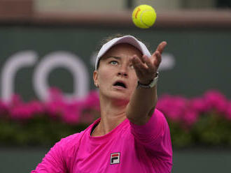 Krejčíková ani Karolína Plíšková v Indian Wells souboj o čtvrtfinále nezvládly