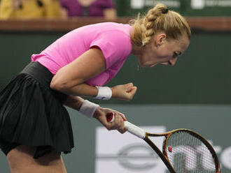 Muchová zvládla v Indian Wells české derby, ve čtvrtfinále je i Kvitová