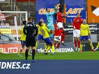 Brno - Zlín 1:1, srovnal Řezníček, předtím Zbrojovku podržel Berkovec