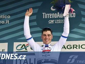 První spurt závodu Tirreno-Adriatico vyhrál nizozemský cyklista Jakobsen