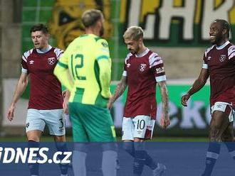 West Ham v osmifinále Konferenční ligy vyhrál v Larnace, Souček střídal