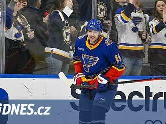 V NHL se prosadili čtyři Češi. Vrána poprvé skóroval za St. Louis