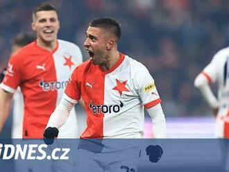 Slavia - Plzeň 2:1, lídr musel skóre otáčet, před koncem rozhodl Lingr