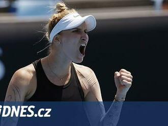 Rychlá záležitost. Vondroušová v Indian Wells vyřadila Bouzkovou