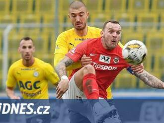 Teplice - Brno 1:1, nový kouč výhru nepřinesl, hosté srovnali v nastavení z penalty