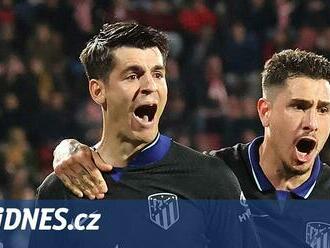 Morata v nastavení zařídil výhru, Atlético si upevnilo třetí místo