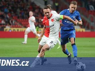 ONLINE: Liberec - Slavia, od začátku hraje Masopust, Holeš opět na stoperu