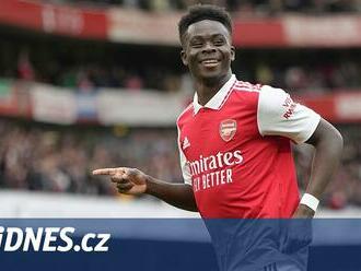 Arsenal dal čtyři góly, zdolal Crystal Palace a Premier League vede o osm bodů