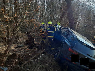 Hasiči zasahovali u dopravní nehody osobního auta u obce Měcholupy na Lounsku. V autě cestovaly dvě…