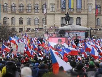 Sobotní demonstrace v Praze: Účastník je podezřelý ze schvalování genocidy