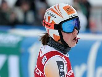 Tri v jednom pre Shiffrinovú. Vlhová sarkasticky komentovala svoje umiestnenie