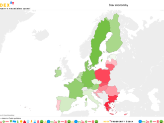 Česká ekonomika je 12. nejsilnější v EU. Oproti loňsku se ale kvůli vysoké inflaci a nízké přidané hodnotě propadla o 3 místa