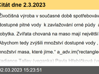 Citát dne 2.3.2023