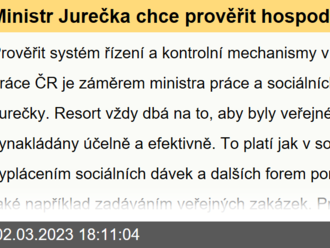 Ministr Jurečka chce prověřit hospodaření Úřadu práce, předal podnět NKÚ