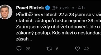 Ministr spravedlnosti Pavel Blažek reaguje na zavádějící informace týkající se údajného zasahování do „živých kauz“